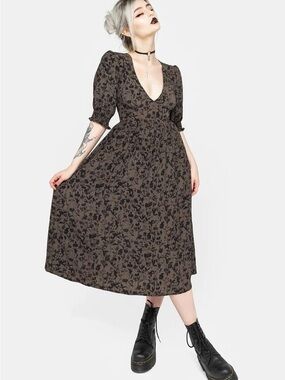 Disturbia Floral Midi Dress